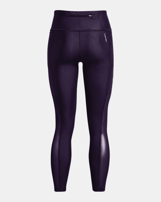 Women's UA Iso-Chill Run Ankle Tights, Purple, pdpMainDesktop image number 8